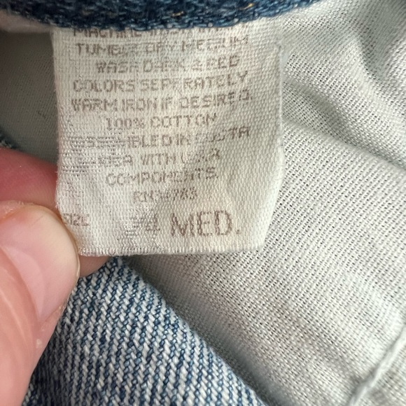 Vintage Lee Riders jeans.  Size 14 medium.  Tapered leg. - Picture 8 of 9